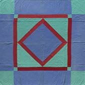 Diamonds and Bars Amish Quilt Block