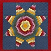 Diamonds and Bars Amish Quilt Star Pattern